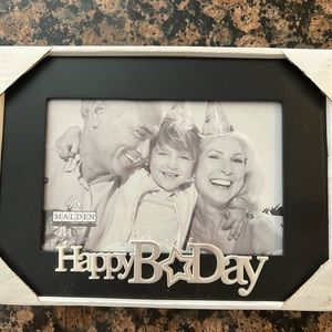 Happy birthday picture frame